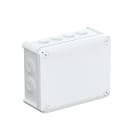 OBO BETTERMANN - Scatola di derivazione rinforzata in fibra di vetro bianco RAL 9010 con passacavi 190x150x77 in polipropilene.