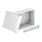 OBO BETTERMANN - Scatola di derivazione con coperchio rialzato 240x190x115 in polipropilene e policarbonato grigio chiaro RAL 7035 HD T 250 LGR.