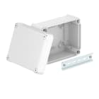 OBO BETTERMANN - T160 Kit giunzione chiuso con coperchio rialzato 190x150x94 Polipropilene policarbonato grigio chiaro RAL 7035 HD LGR SCATOLA DI DERIVAZIONE