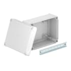 OBO BETTERMANN - T 250 Kit giunzione, chiuso con coperchio rialzato 240x190x115 Polipropilene / policarbonato grigio chiaro RAL 7035 SCATOLA DI DERIVAZIONE HD LGR.