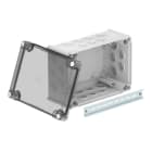 OBO BETTERMANN - Scatola di derivazione trasparente 285x201x139 Polipropilene policarbonato grigio chiaro RAL 7035 HD T350 TR SCATOLA DI DERIVAZIONE