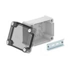 OBO BETTERMANN - Kit giunzione con coperchio trasparente 150x116x83 Polipropilene / policarbonato grigio chiaro RAL 7035 SCATOLA DI DERIVAZIONE HD TR T100 OE.