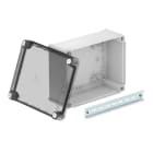 OBO BETTERMANN - T 250 OE HD SCATOLA DI DERIVAZIONE Kit giunzione, coperchio trasparente 240x190x115 Polipropilene/policarbonato grigio chiaro RAL 7035.