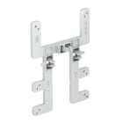 OBO BETTERMANN - Elemento di fissaggio T60-T100 per passerella grigliata 139x104mm in Policarbonato grigio chiaro.