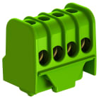OBO BETTERMANN - Morsetto PE KL-DBS4X16GN con vite 4x16mm² in Poliammide verde.