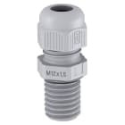 OBO BETTERMANN - Pressacavo filettatura metrica lunga M16 in poliammide grigio argento RAL 7001 per V-TEC VM L16 SGR.