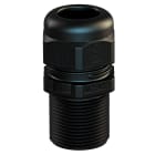 OBO BETTERMANN - Pressacavo filettatura metrica lunga 24mm M25 in poliammide nero adatto per V-TEC VM LL25 SW.