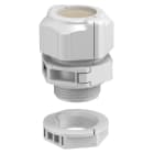 OBO BETTERMANN - Pressacavo separabile V-TEC TB25 con inserto di tenuta chiuso in policarbonato grigio chiaro M25.