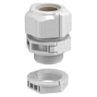 OBO BETTERMANN - Pressacavo separabile V-TEC TB25 12-15 con inserto di tenuta per 1 cavo M25 in policarbonato grigio chiaro.