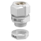 OBO BETTERMANN - Pressacavo separabile V-TEC TB25 3X7 con inserto di tenuta multiplo M25 in policarbonato grigio chiaro.