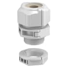 OBO BETTERMANN - Pressacavo separabile V-TEC TB32 17-20 con inserto di tenuta per 1 cavo M32 in policarbonato grigio chiaro.