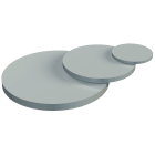 OBO BETTERMANN - 107 Piastra di tenuta PG7 in PVC grigio chiaro RAL 7035.