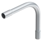 OBO BETTERMANN - Curva tubo alluminio senza filetto diametro 16mm lega alluminio SB16W.