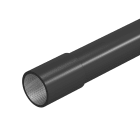 OBO BETTERMANN - Tubo filettato M25 con manicotto, 3000mm Acciaio PES50 - poliestere / epossido nero RAL 9005.