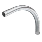 OBO BETTERMANN - Curva tubo filettata SBNM40 con manicotto M40x1,5 in Acciaio zincato galvanicamente.