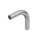 OBO BETTERMANN - Curva a innesto tubo senza filetto Ø16mm in acciaio zincato a caldo per immersione SBN16 FT a 90°.