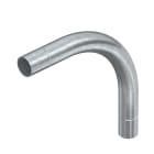 OBO BETTERMANN - Curva a innesto tubo senza filetto diametro 32mm in acciaio zincato a caldo per immersione.