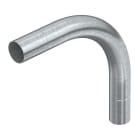 OBO BETTERMANN - SBN63 Curva a 90 gradi ad innesto tubo senza filetto diametro 63mm in Acciaio zincato a caldo per immersione.