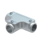 OBO BETTERMANN - Raccordo a T ispezionabile M25x1,5 in Alluminio pressofuso.
