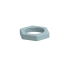 OBO BETTERMANN - Dado di bloccaggio M25 in poliammide grigio argento RAL 7001 con SGR PA 116.