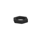 OBO BETTERMANN - Dado di bloccaggio M20 in poliammide nero SW PA 116.