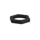 OBO BETTERMANN - Dado di bloccaggio M32 in poliammide nero SW PA 116.