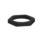 OBO BETTERMANN - Dado di bloccaggio M40 in poliammide nero con filettatura SW e PA.