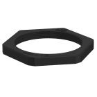 OBO BETTERMANN - Dado di bloccaggio M63 in poliammide nero SW PA 116.