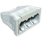 OBO BETTERMANN - 61 325 LGR terminale plug-in senza viti 3x2,5mm² poliammide grigio chiaro RAL 7035.