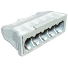 OBO BETTERMANN - 61 525 LGR terminale plug-in senza viti 5x2,5mmÂ² poliammide grigio chiaro RAL 7035.