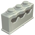 OBO BETTERMANN - Morsetto ISO clip per 3 conduttori da 6 a 16mm in Polistirolo grigio chiaro RAL 7035.