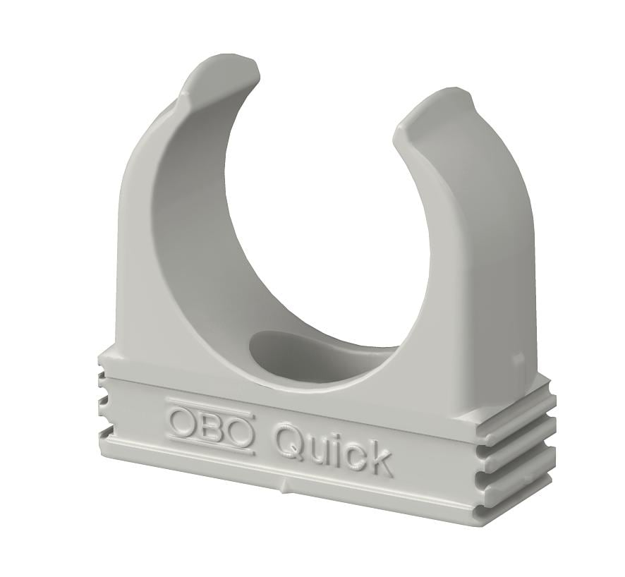 OBO BETTERMANN - Gaffetta Quick resistente alla fiamma M50 in polipropilene grigio pietra RAL 7030.