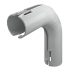 OBO BETTERMANN - Curva 90 gradi tubo Quick M20 in polipropilene grigio chiaro RAL 7035.