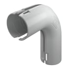 OBO BETTERMANN - Curva 90 grigio chiaro M32 Polipropilene RAL 7035 tubo Quick 3000 BMS LGR.