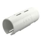 OBO BETTERMANN - 3000 MMS M20 RW Manicotto Tubo Quick Polipropilene Bianco RAL 9010.