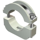 OBO BETTERMANN - Collare ISO con asola 17-24mm in polistirolo grigio chiaro RAL 7035.