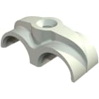 OBO BETTERMANN - Clip con chiodo ISO per 2 conduttori 7-11mm in polistirolo grigio chiaro RAL 7035.