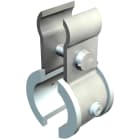 OBO BETTERMANN - Clip tensionamento con inserti in plastica 6-13mm acciaio zincato in continuo grigio chiaro RAL 7035.