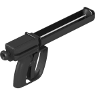 OBO BETTERMANN - Pistola a cartuccia KVM-P 1 componente nero.