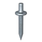 OBO BETTERMANN - Tassello ancoraggio knock-in, acciaio L15mm, 903 RB 15 chiodo senza filettatura.