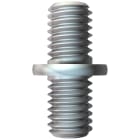 OBO BETTERMANN - 3100 M8 G Nipplo Doppio Acciaio Zincato Galvanicamente.