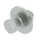 OBO BETTERMANN - Vite esagonale con dado e rondella M12x40 in acciaio zincato a caldo SKS.