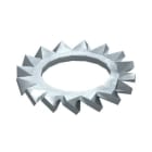 OBO BETTERMANN - Rondella dentellata M8 in acciaio inox non trattato per ulteriore trattamento.
