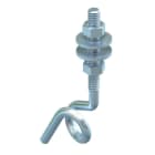OBO BETTERMANN - 948 Gancio oscillante con filettatura M6 M6x70mm in acciaio zincato galvanicamente.