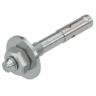 OBO BETTERMANN - Tassello a cuneo BZ3 8x65/0-10 con rondella grande M8x65 in acciaio zincato galvanicamente.