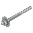 OBO BETTERMANN - Tassello a cuneo BZ3 con rondella grande M8x95 in acciaio zincato galvanicamente.
