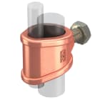 OBO BETTERMANN - Manicotto collegamento dispersore OMEX 20mm Ottone ramato 2745.