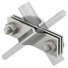 OBO BETTERMANN - Morsetto per conduttori a fune 20mm Acciaio INOX A4 1.4404 2760 V4A.