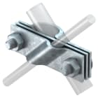OBO BETTERMANN - Manicotto 20mm per conduttore tondo e piatto in Acciaio zincato a caldo per immersione.