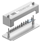 OBO BETTERMANN - Piastra equipotenziale 1810 348mm acciaio zincato a caldo.